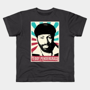 Vintage Retro Teddy Pendergrass Kids T-Shirt